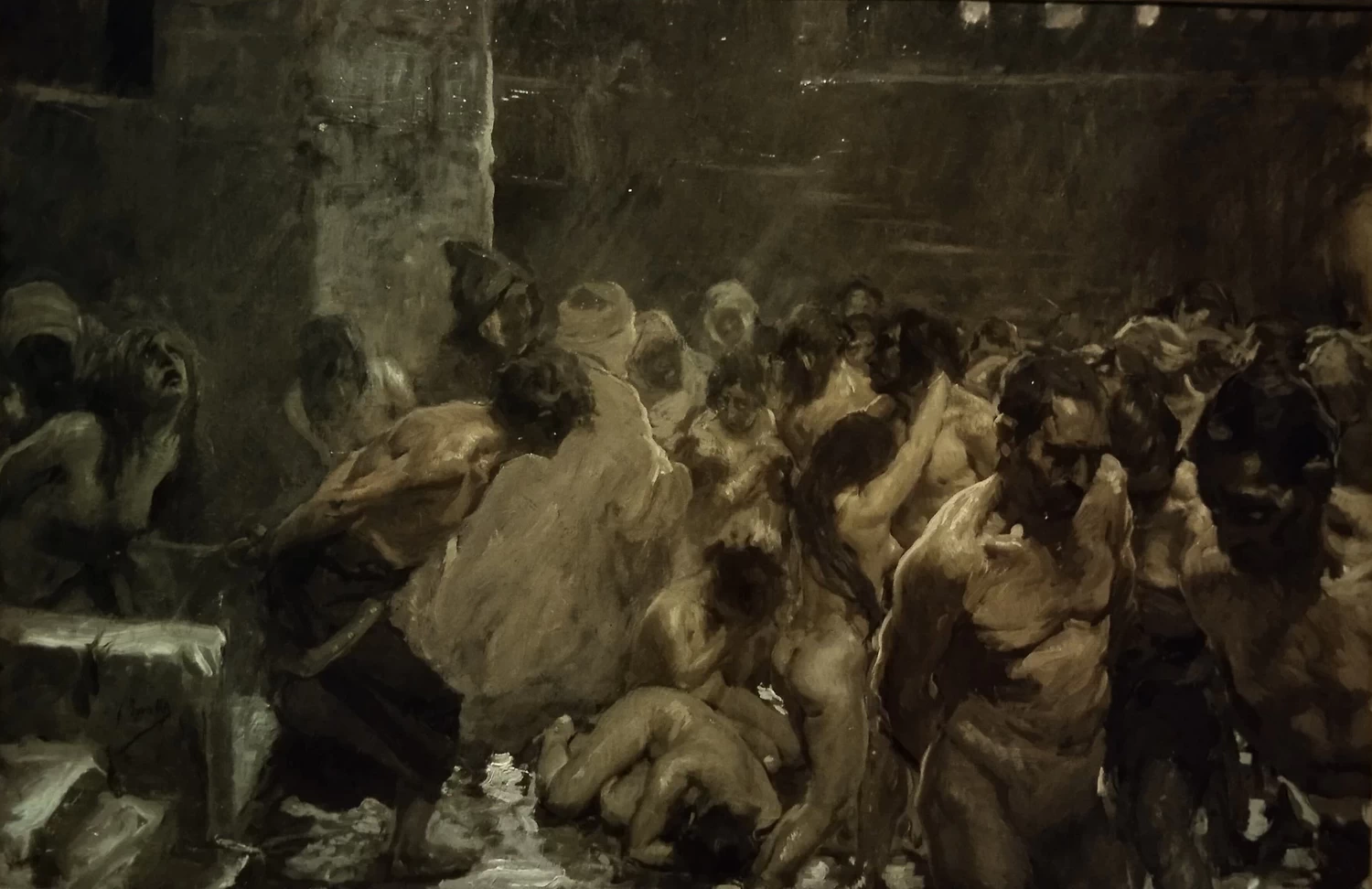 La sorpresa di Zahara, 4°, Nudi nel cortile, 1900 - Museo Sorolla, Madrid